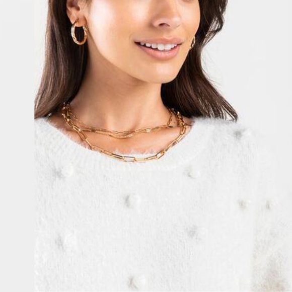 FRANCESCA’S Janette Pom Pom Pullover Sweater - Picture 3 of 8